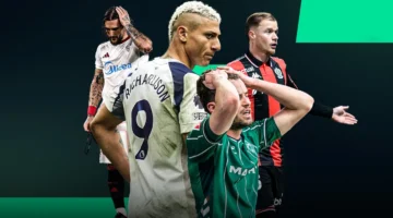 توتنهام وإشبيلية وفولفسبورغ ونيس يواجهون خطر الهبوط من دورياتهم المحلية هذا الموسم